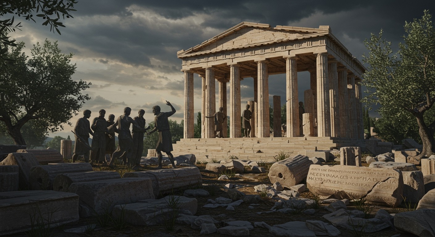 A demokrácia válsága az ókorban a politikai konfliktusok következménye.