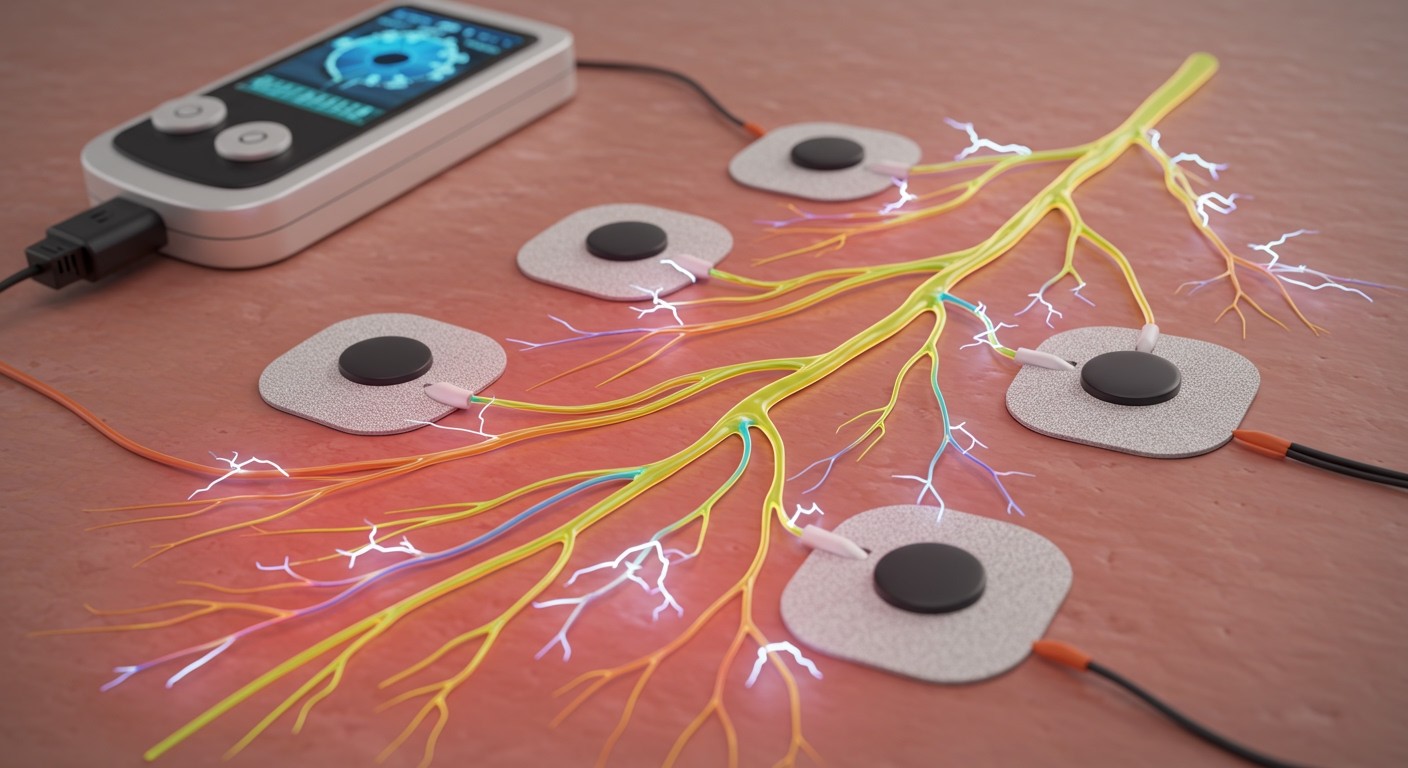 A TENS a fájdalomérzékelést elektromos impulzusokkal befolyásolja.
