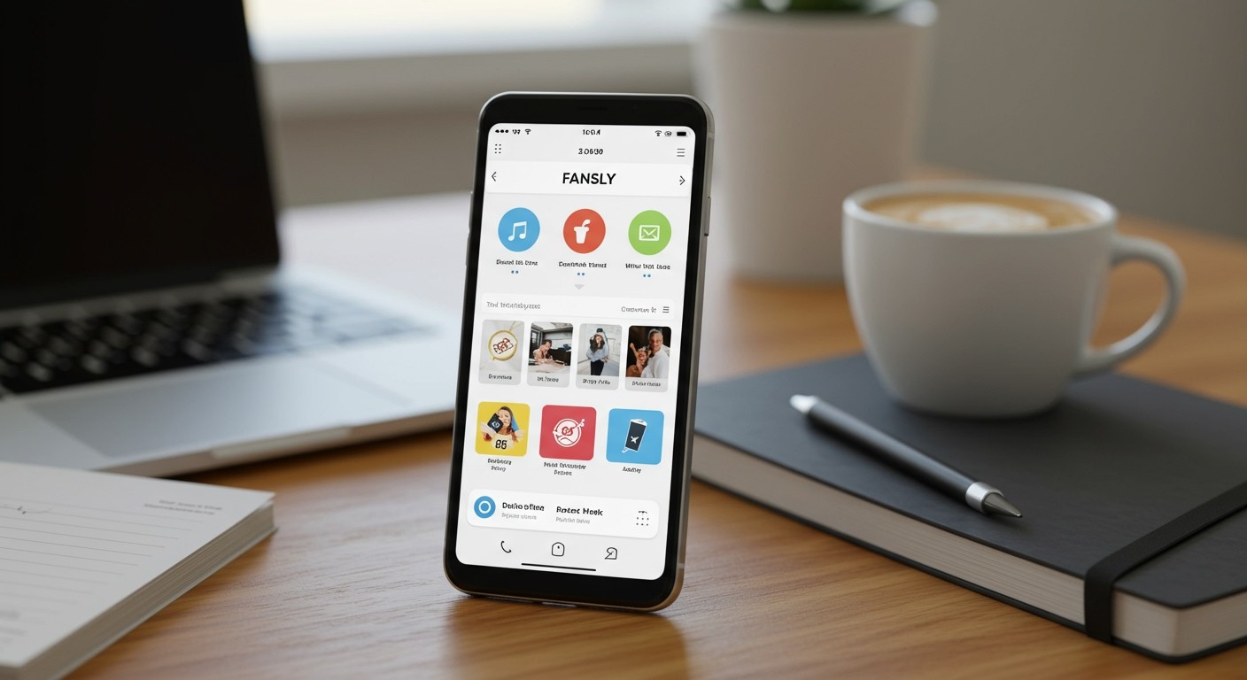 A Fansly mobilalkalmazás offline tartalomnézést is támogat.