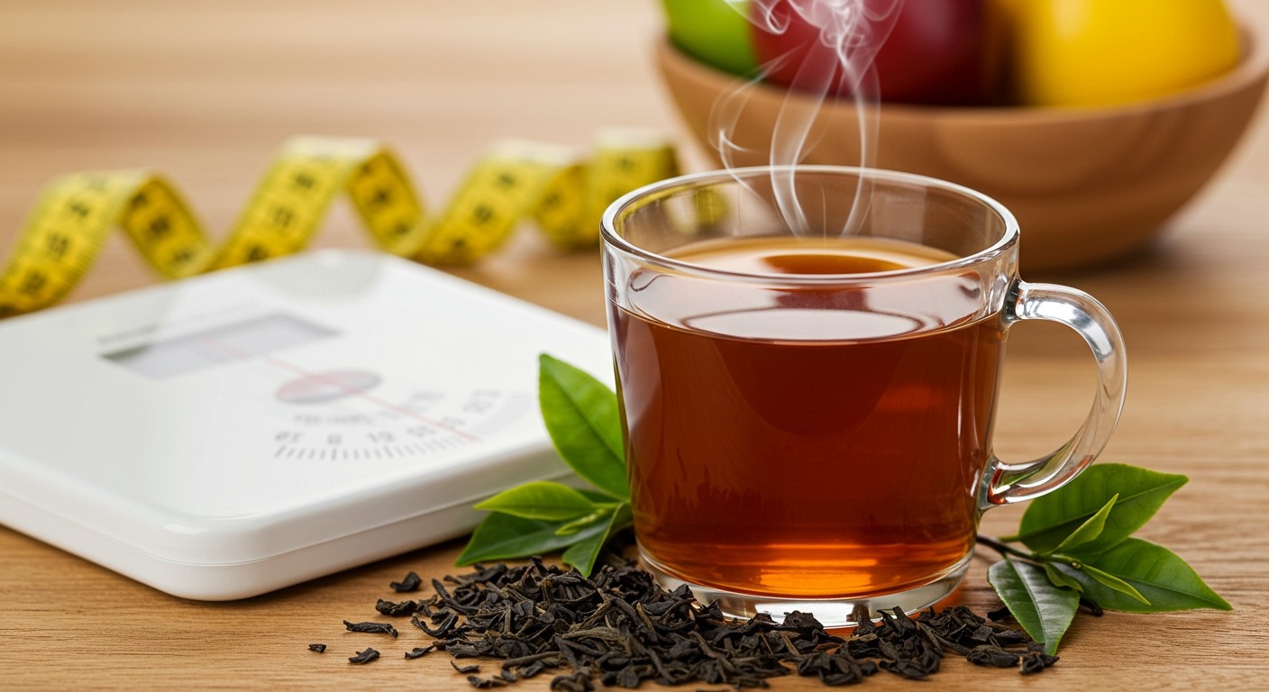A fekete tea serkenti a metabolizmust és a zsírégetést.