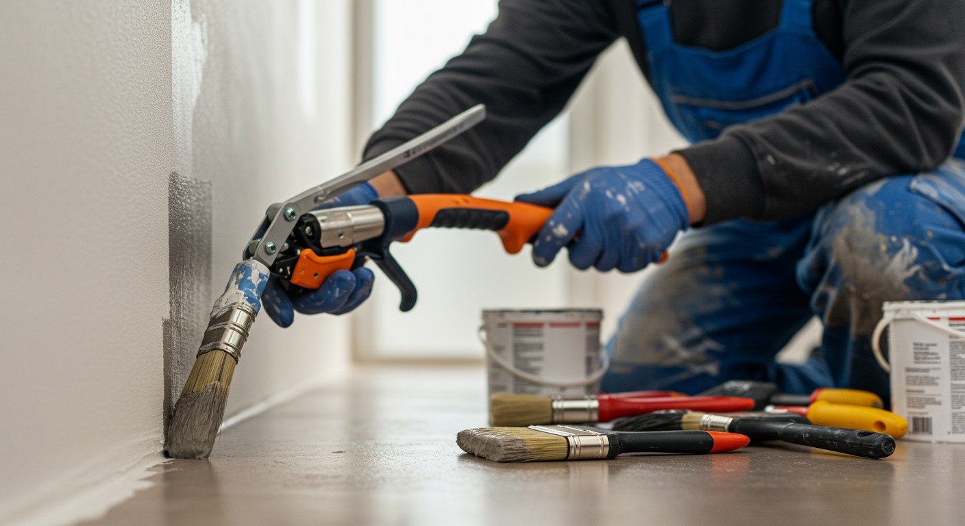 A szabályzó precíziós festést biztosít változó felületeken.