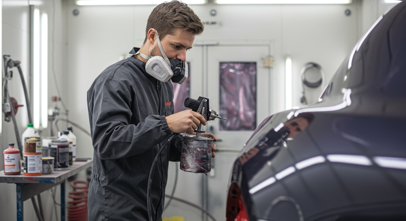 A festékszabályzó javítja a festés minőségét és egyenletességét.