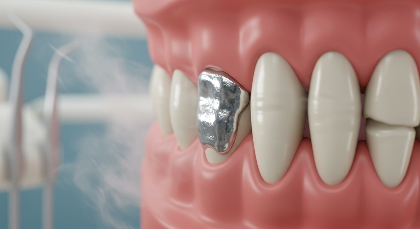 A fogászati amalgám higanytartalma hosszú távú kockázatot jelenthet.