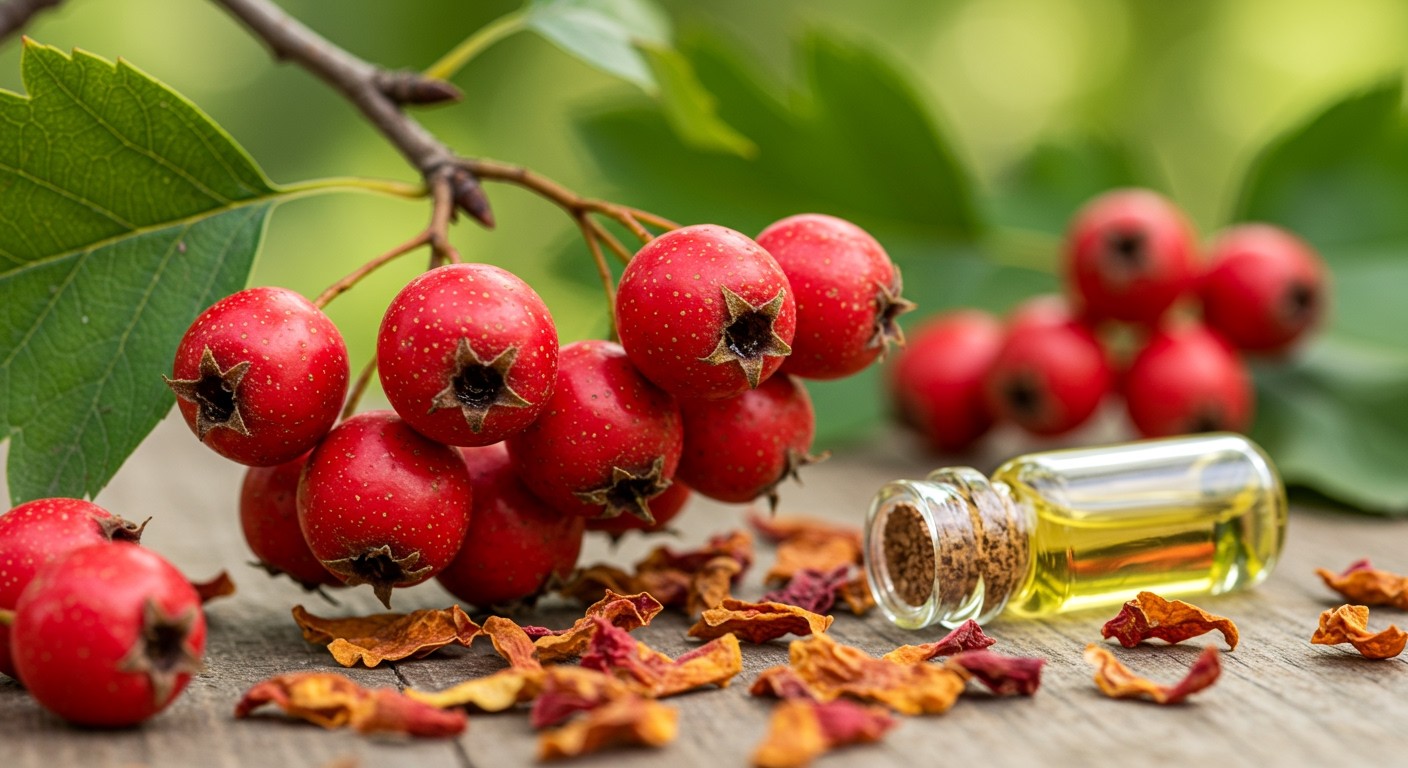 A galagonya flavonoidjai erősítik a szív egészségét.