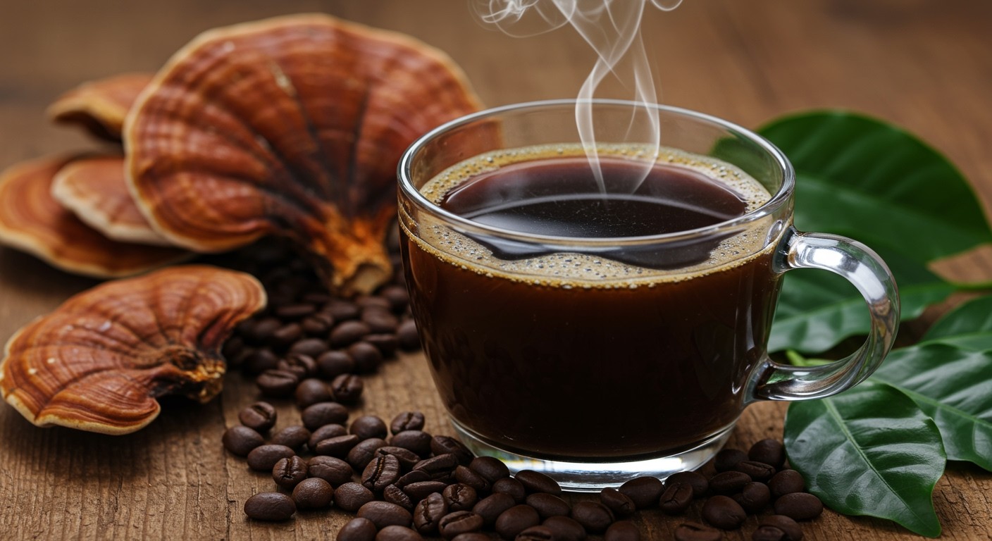 A Ganoderma kávé gazdag antioxidánsokban és tápanyagokban.