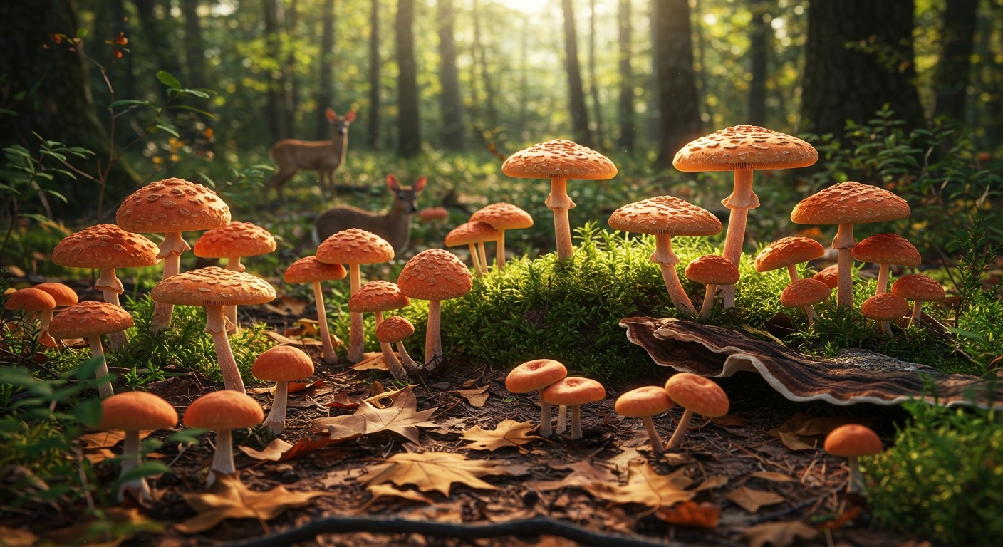 A gombák lebontják a szerves anyagot, táplálják a talajt.