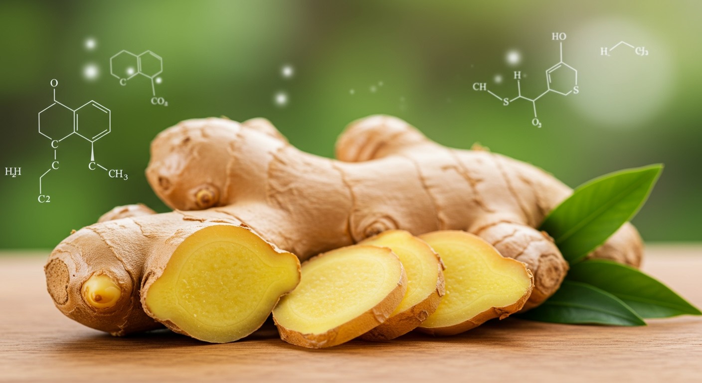 A gingerol gyulladáscsökkentő hatású, segít a fájdalom csökkentésében.