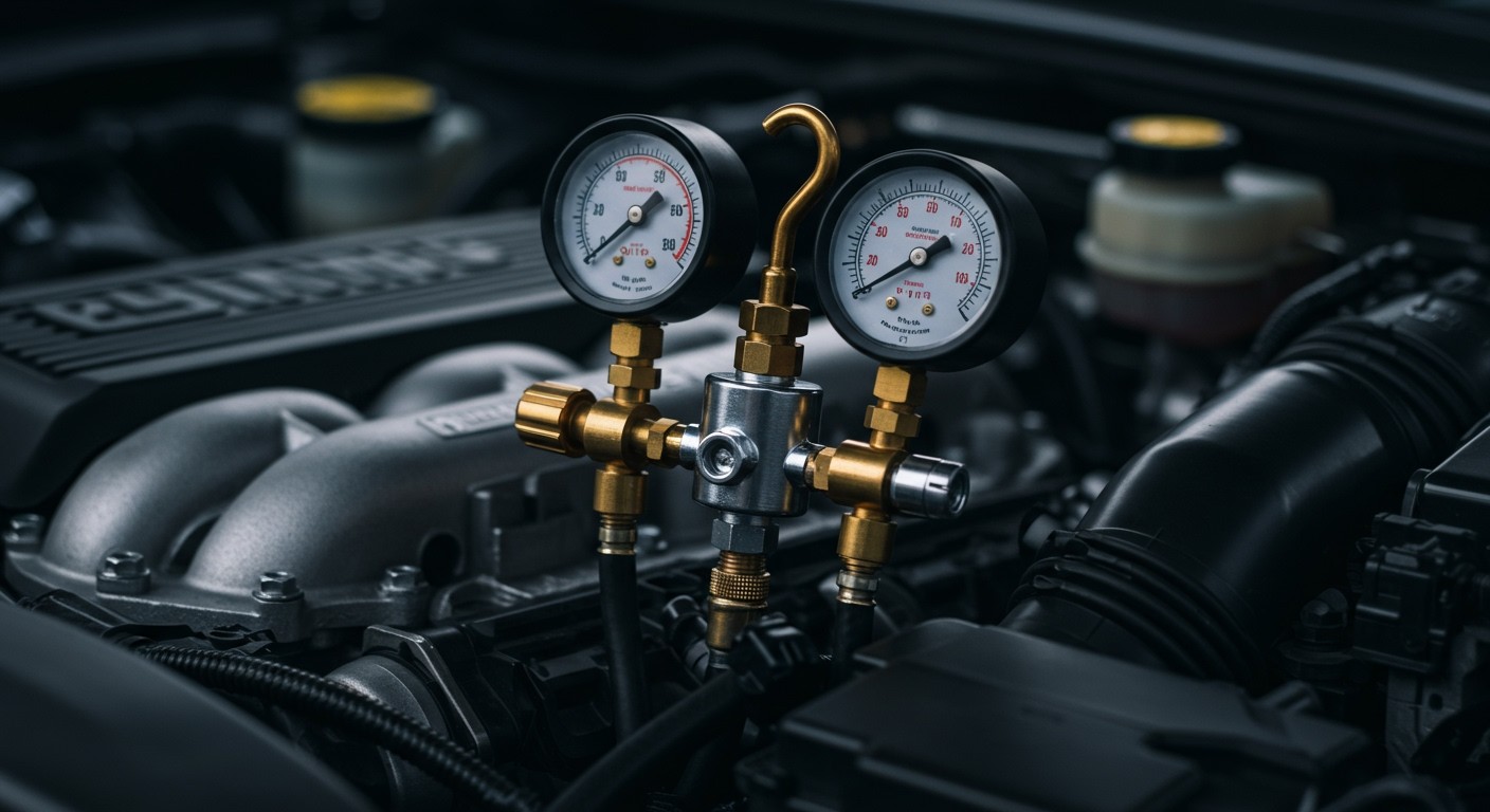 A megfelelő üzemanyagnyomás optimalizálja a motor teljesítményét.