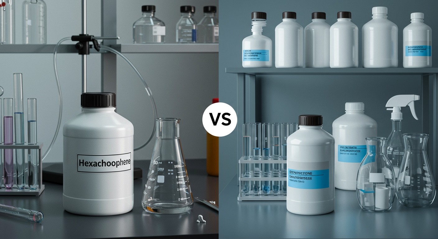 A hexaklorofén erősebb lehet, mint sok hagyományos fertőtlenítőszer.