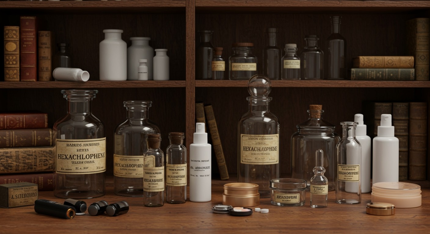 A hexaklorofén antibakteriális hatása kozmetikumokban vált népszerűvé.