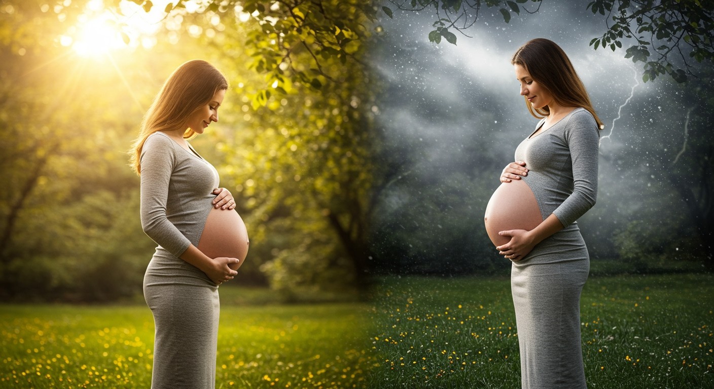 A hőmérséklet-emelkedés növelheti a terhességi komplikációk kockázatát.