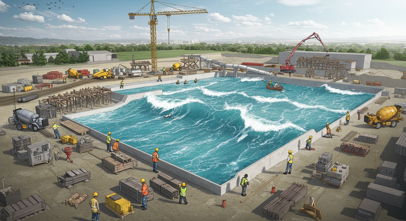 A hullámmedence építése hosszú távú befektetés lehet.