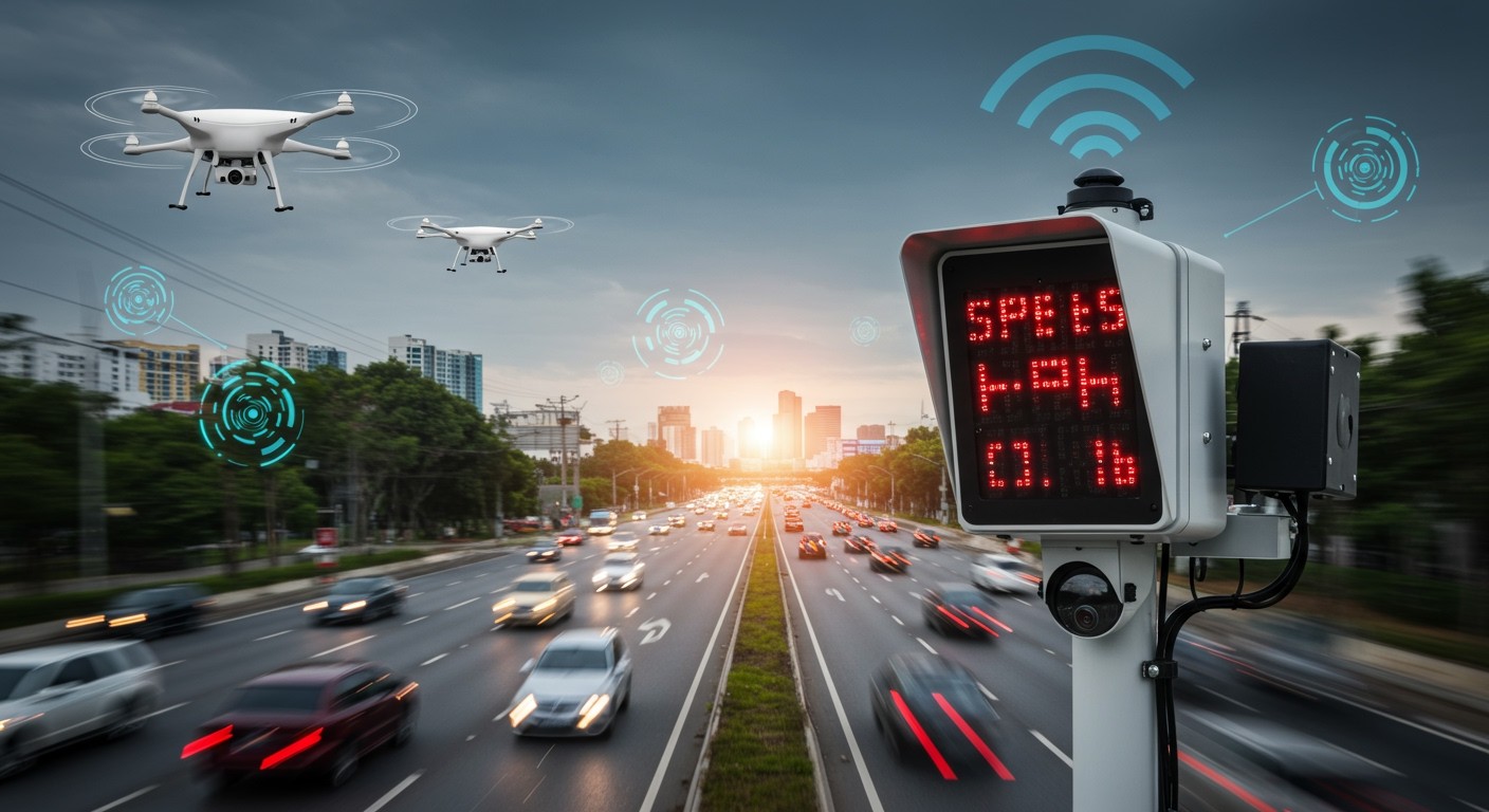 Az intelligens rendszerek javítják a sebességellenőrzés hatékonyságát.