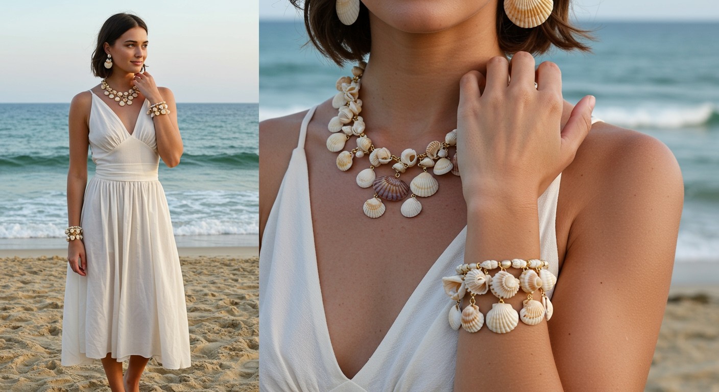 Válaszd a kagylóékszereket a helyszín stílusához mérten!