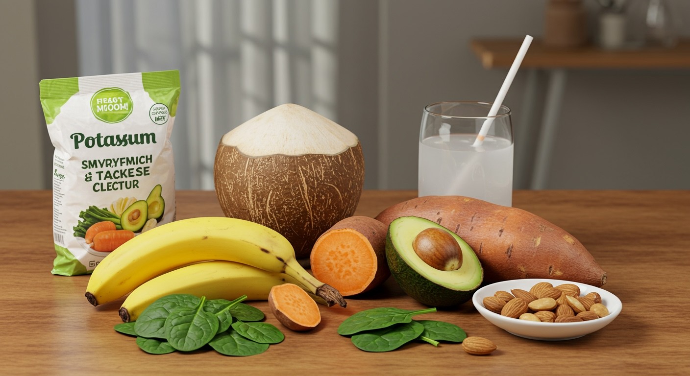 Az alacsony káliumbevitel étrend és stressz következménye.