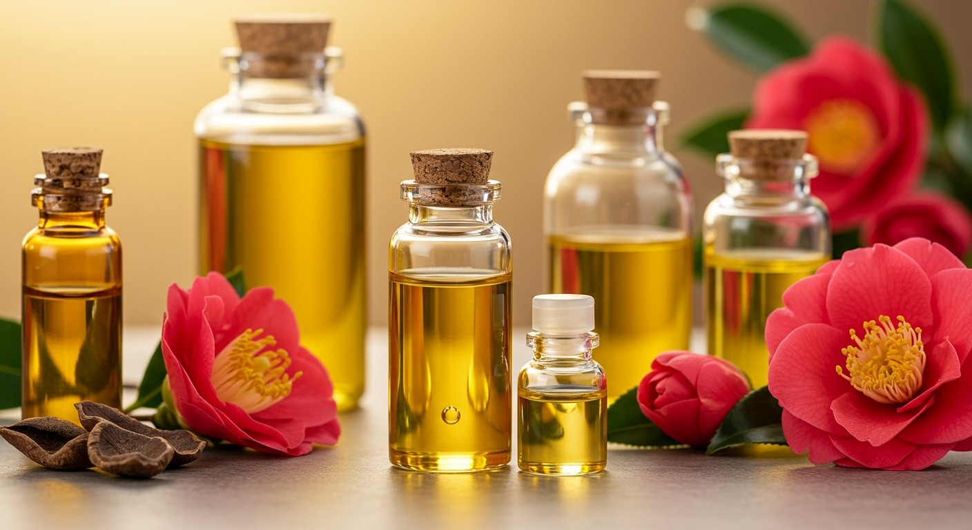 A kaméliaolaj gazdag antioxidánsokban, amely védi a bőrt.