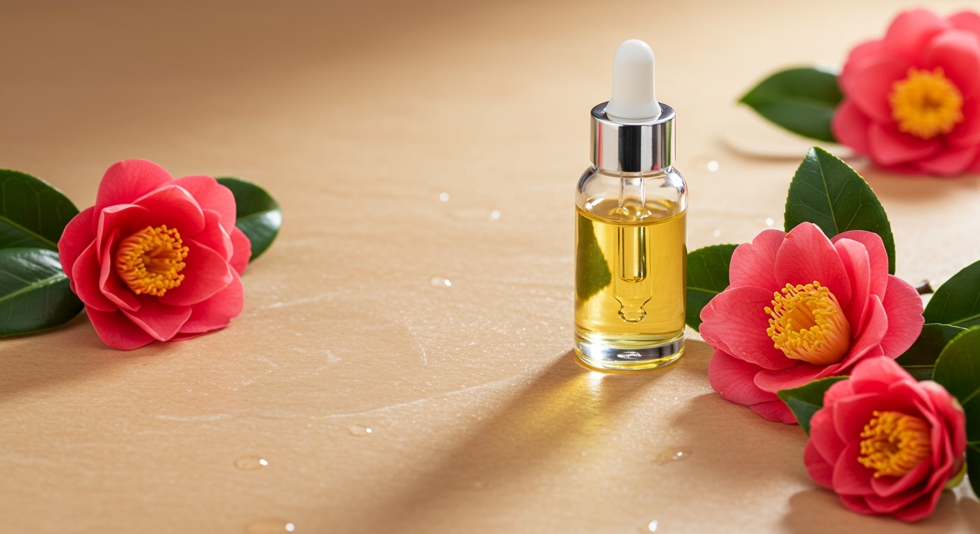 A kaméliaolaj segíti a bőr rugalmasságának megőrzését.