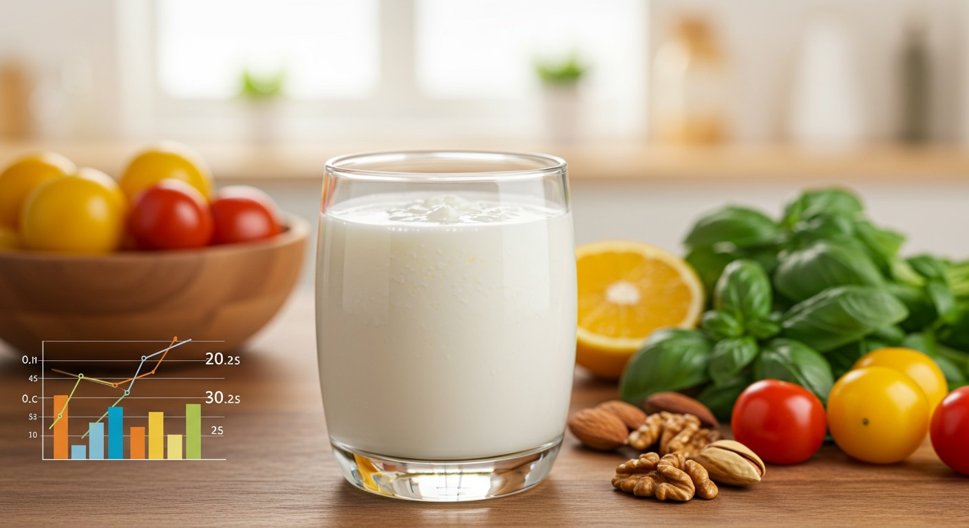 A kefir gazdag probiotikumokban, vitaminokban és ásványi anyagokban.