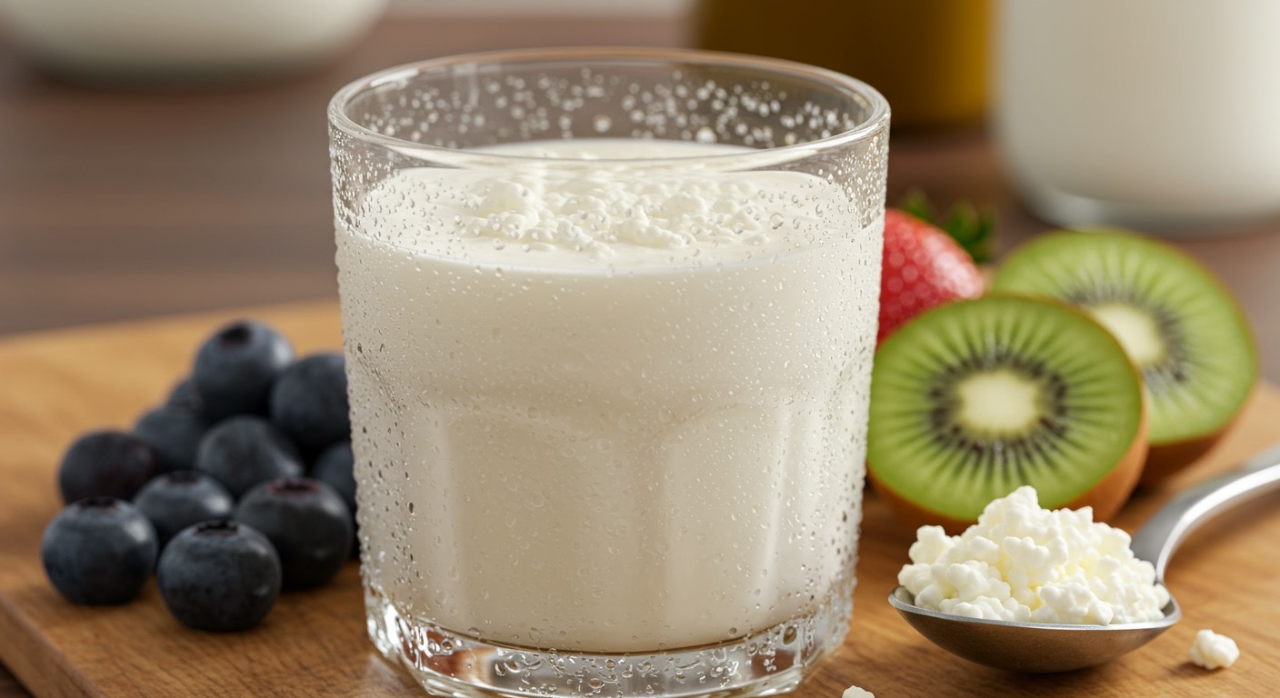 A kefir probiotikumai segítik a laktóz emésztését.