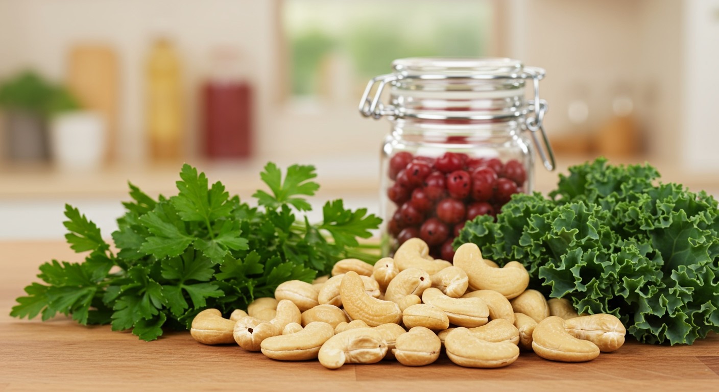 A kesudióban található antioxidánsok csökkentik a gyulladást.