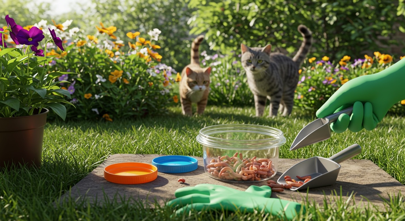 A féregpeték eltávolítása segít a környezet védelmében.