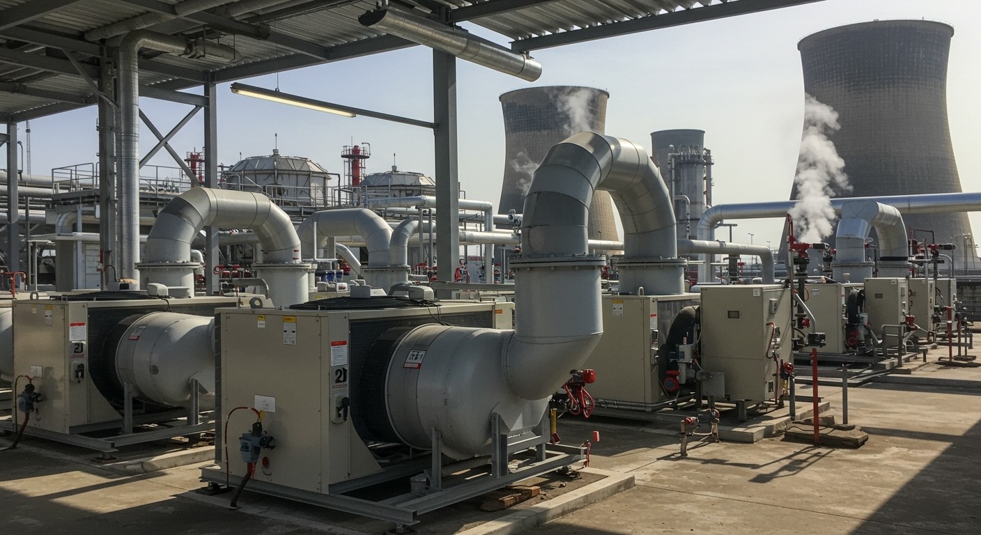A légkondenzátorok hatékonyan javítják a rendszer energiahatékonyságát.