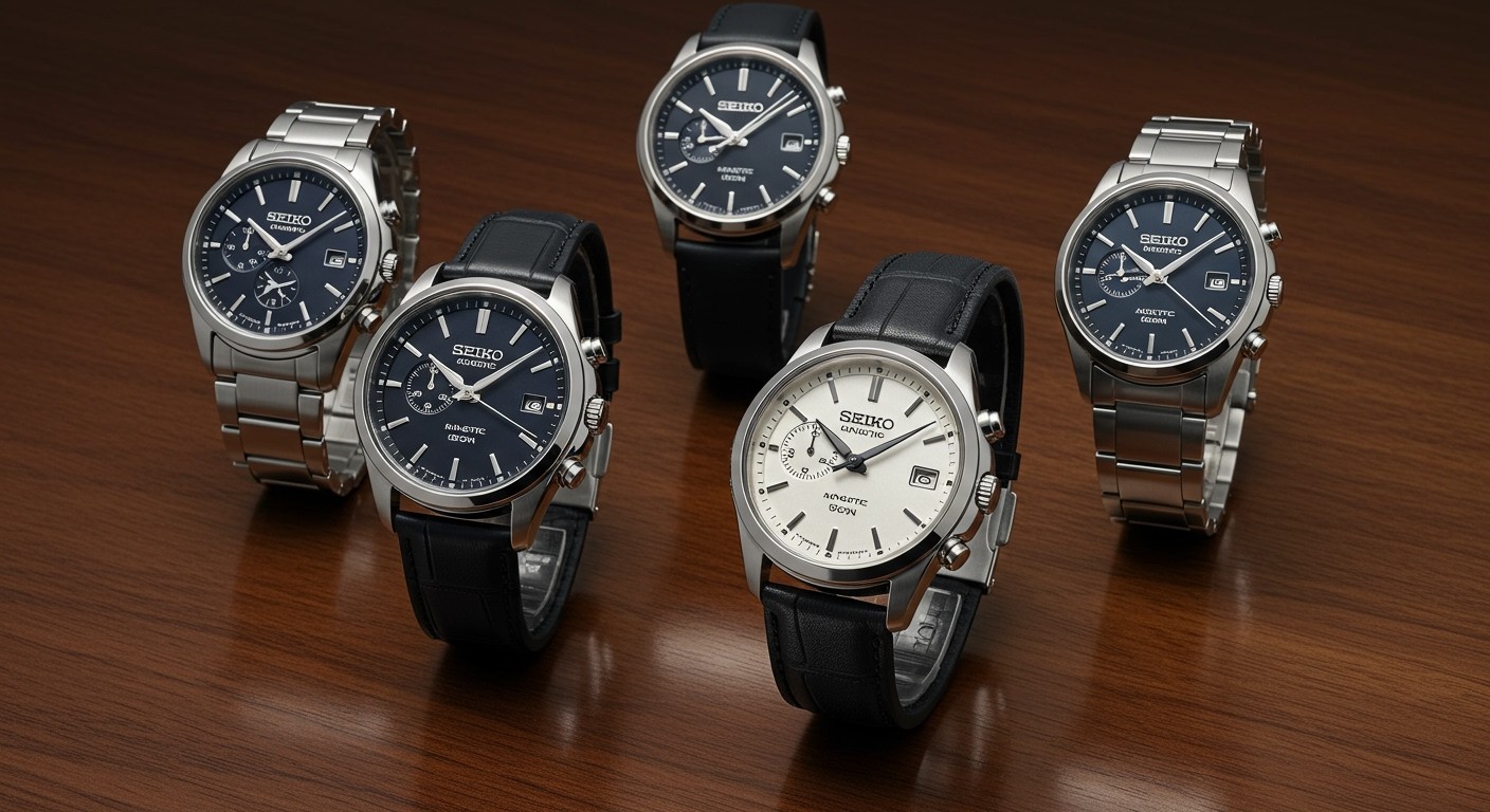 A Seiko Kinetic modellek energiatárolása innovatív és hatékony.