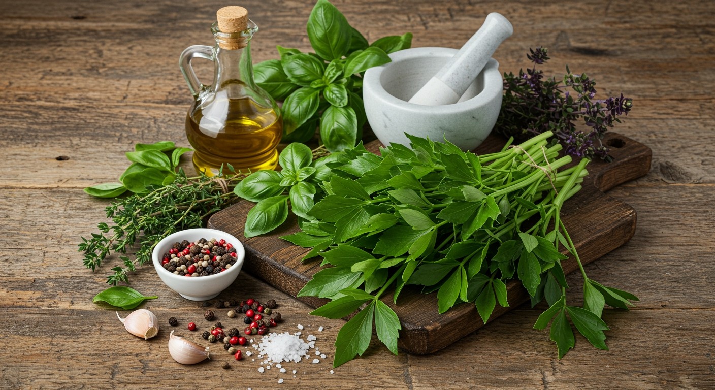 A lestyán jól illik kakukkfűhöz és petrezselyemhez.