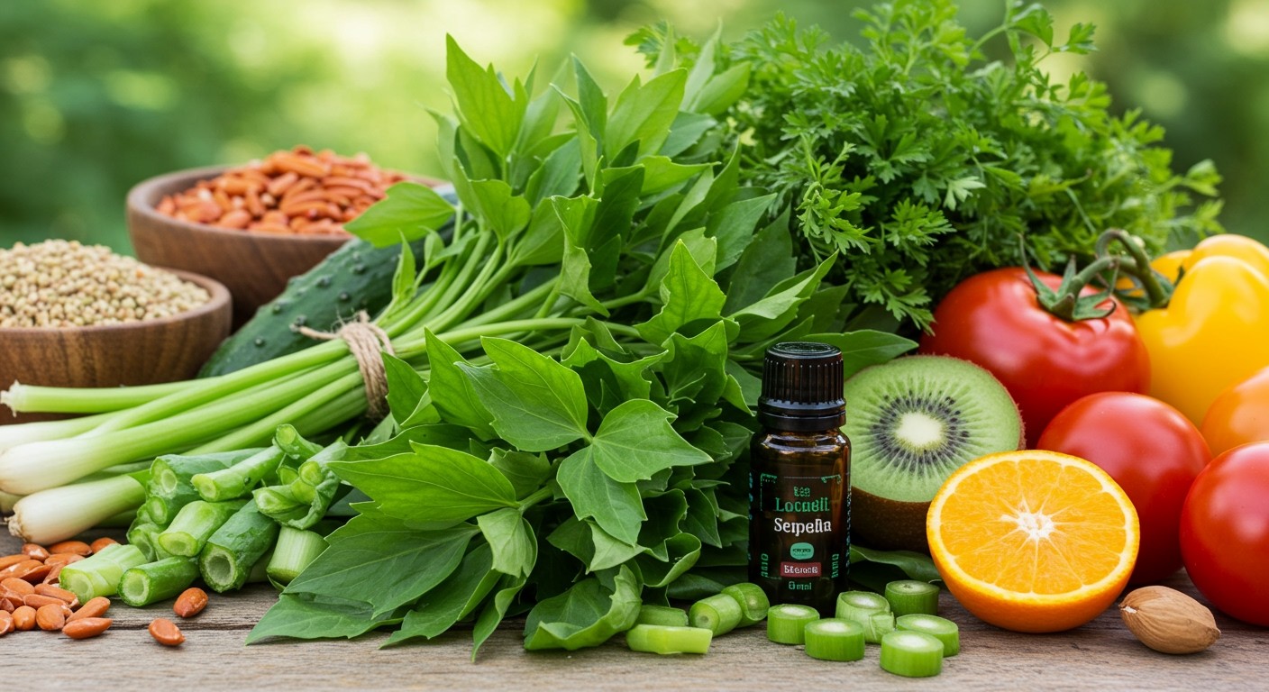 A lestyán gazdag K-vitaminban és antioxidánsokban.