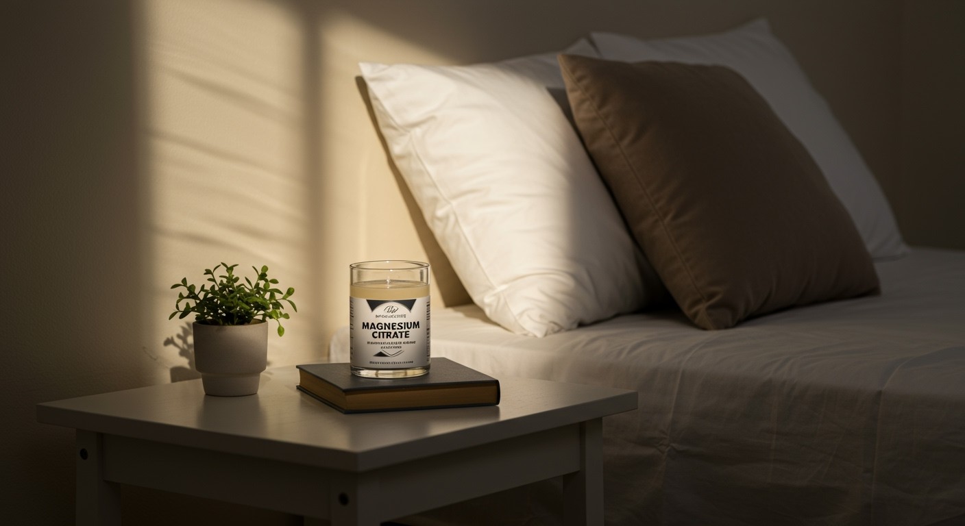A magnézium-citrát segít a pihentetőbb alvás elérésében.