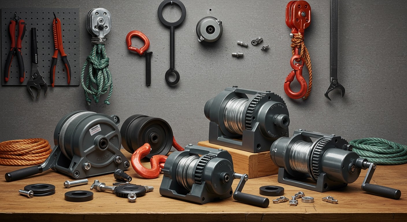 Teherbírás és áttétel kulcsfontosságú a csörlő választásnál.