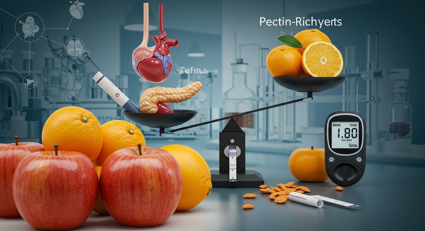 A pektin segít stabilizálni a vércukorszintet étkezés után.