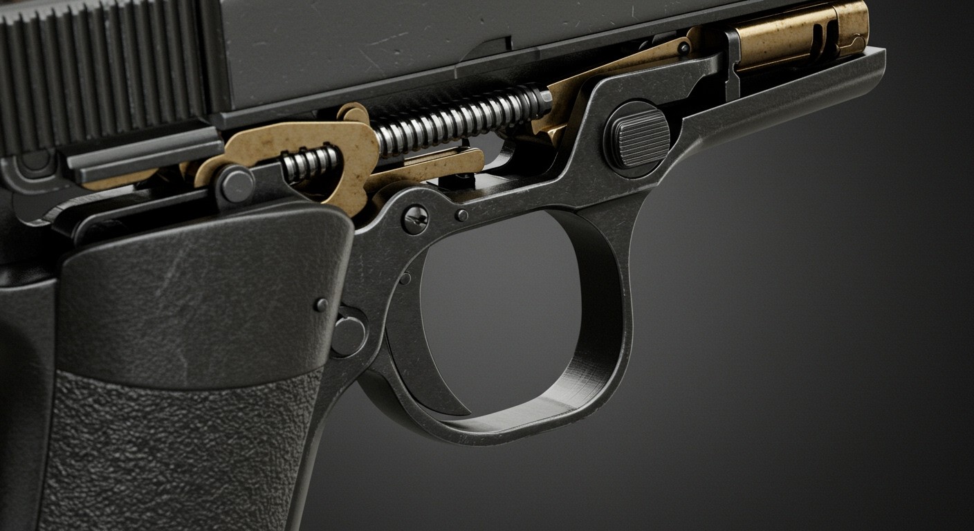 A ravasz precíziós mechanizmusa elengedhetetlen a pontos lövéshez.