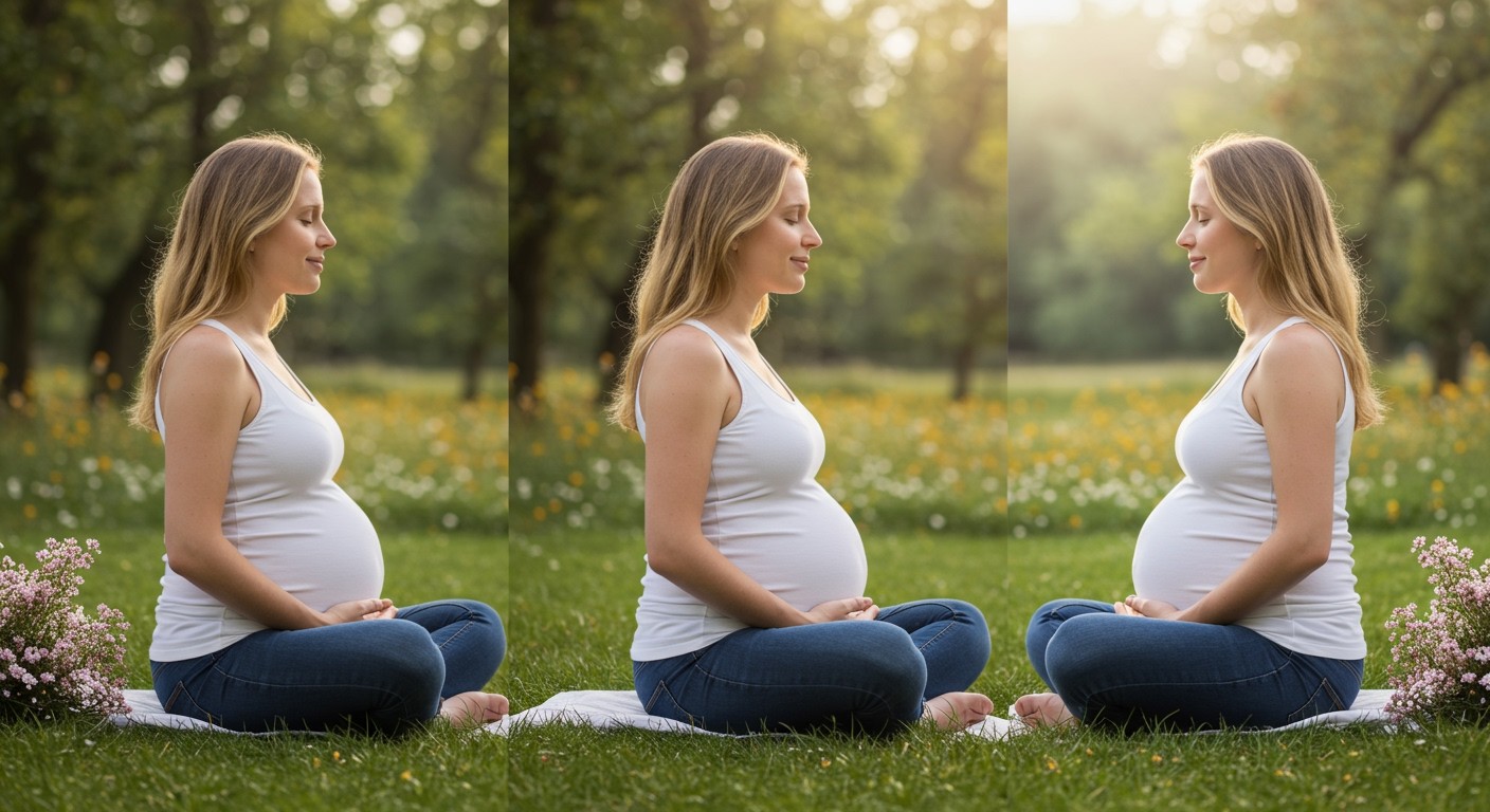 A stressz csökkentése segíti a magzat egészségét.