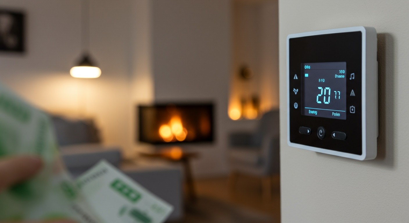 A termosztát optimalizálja a fűtést, jelentős megtakarítást hoz.