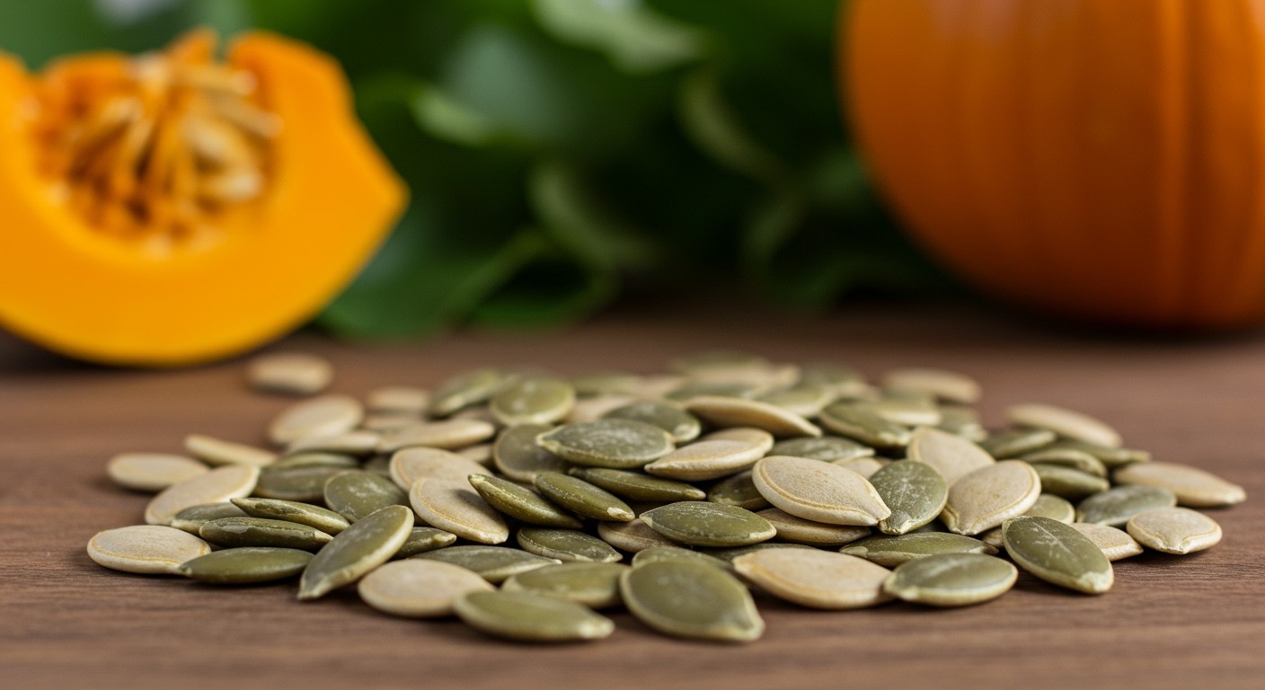 A tökmag cinkben gazdag, támogatja a prosztata egészségét.