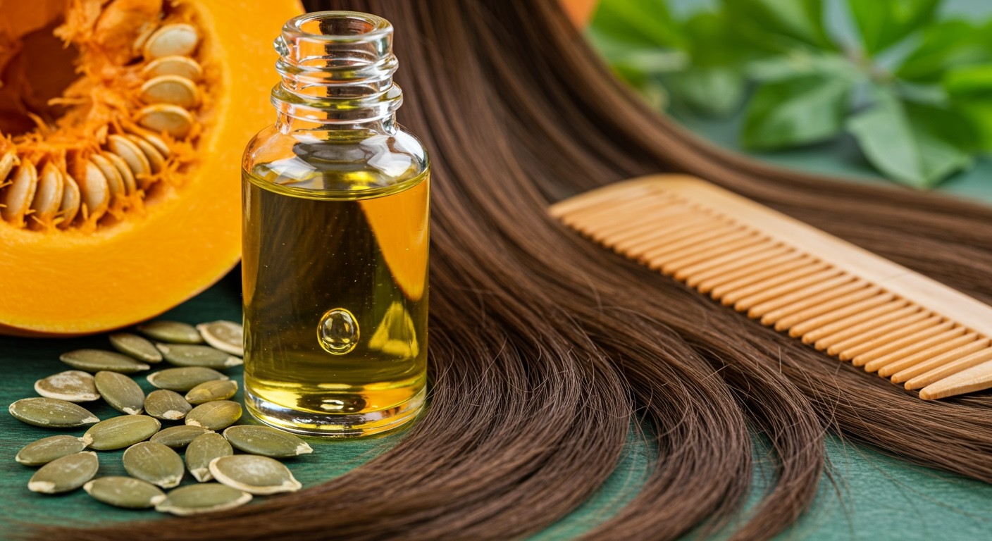 A tökmagolaj DHT-blokkoló, serkenti a hajnövekedést.