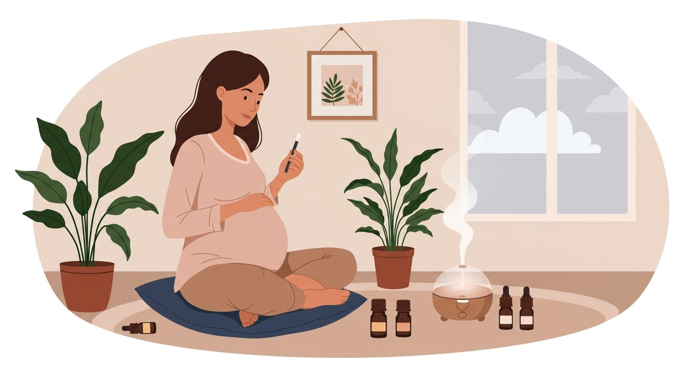 Aromaterápia segíthet enyhíteni a várandósok frontérzékenységét.