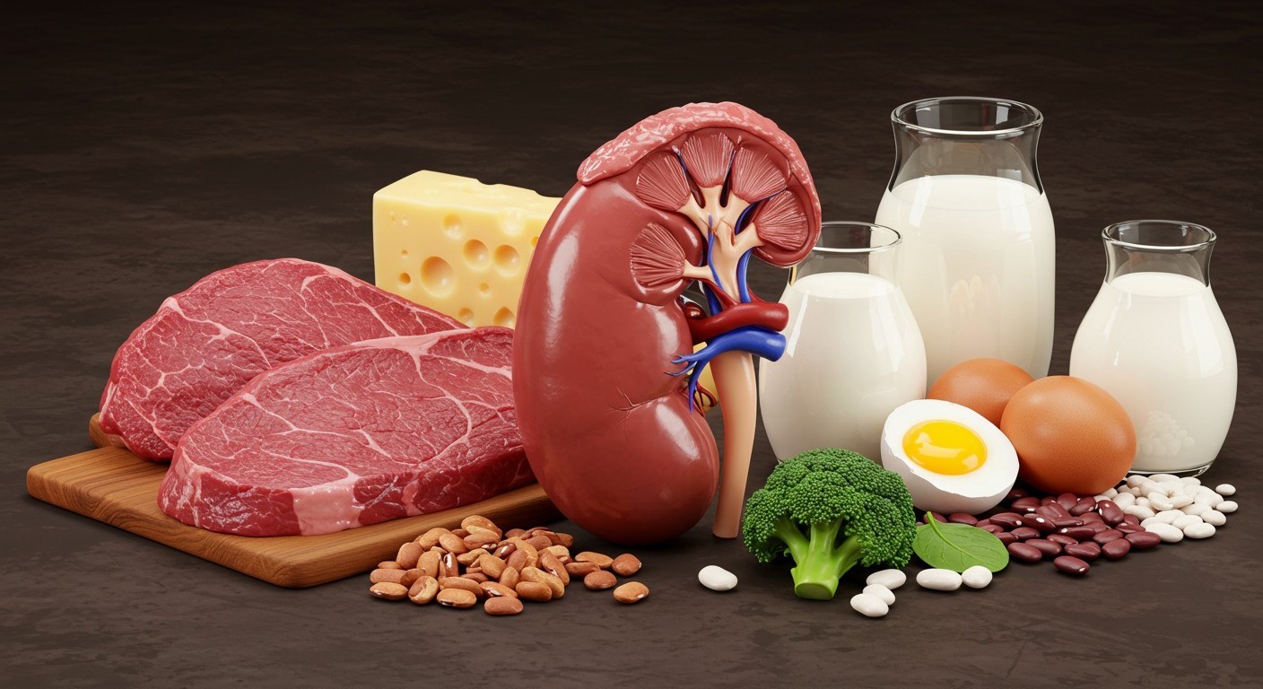 A magas fehérjebevitel hosszú távon károsíthatja a veséket.