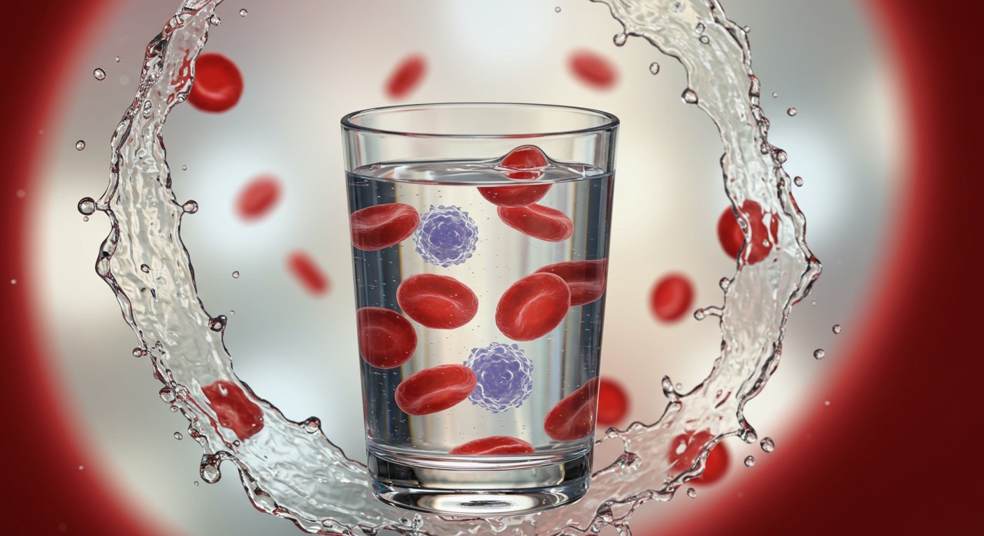 A víz alapvető a vérplazma és keringés számára.