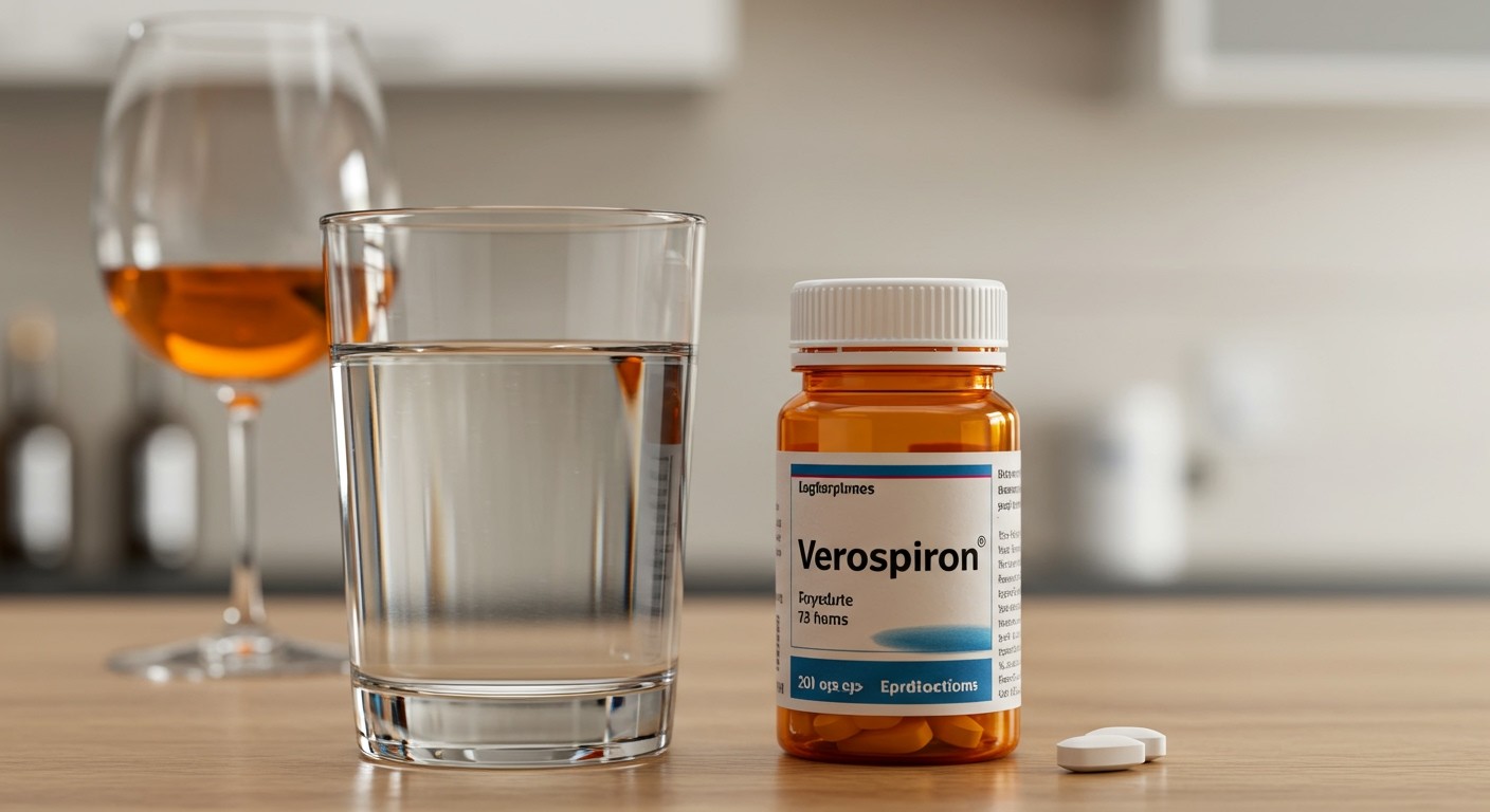 Alkohol fogyasztása Verospiron szedése alatt kockázatos lehet.