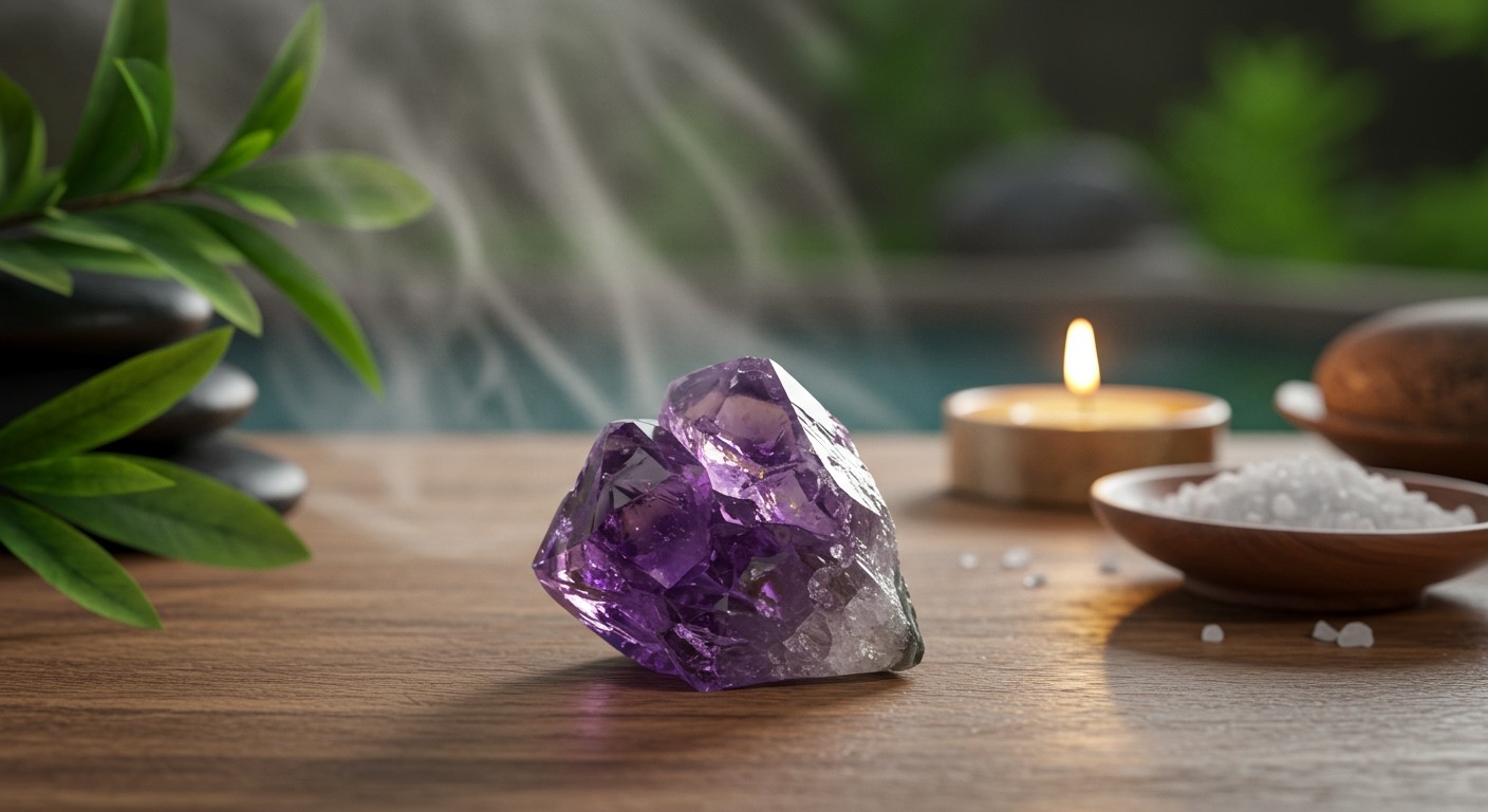 Az ametisztet füstölővel tisztíthatod, hogy feltöltődjön.