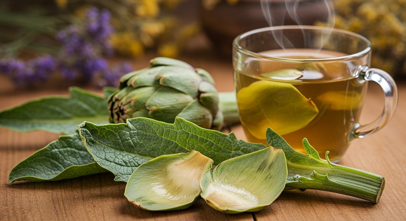 Az articsóka levél tea támogatja a máj egészségét.