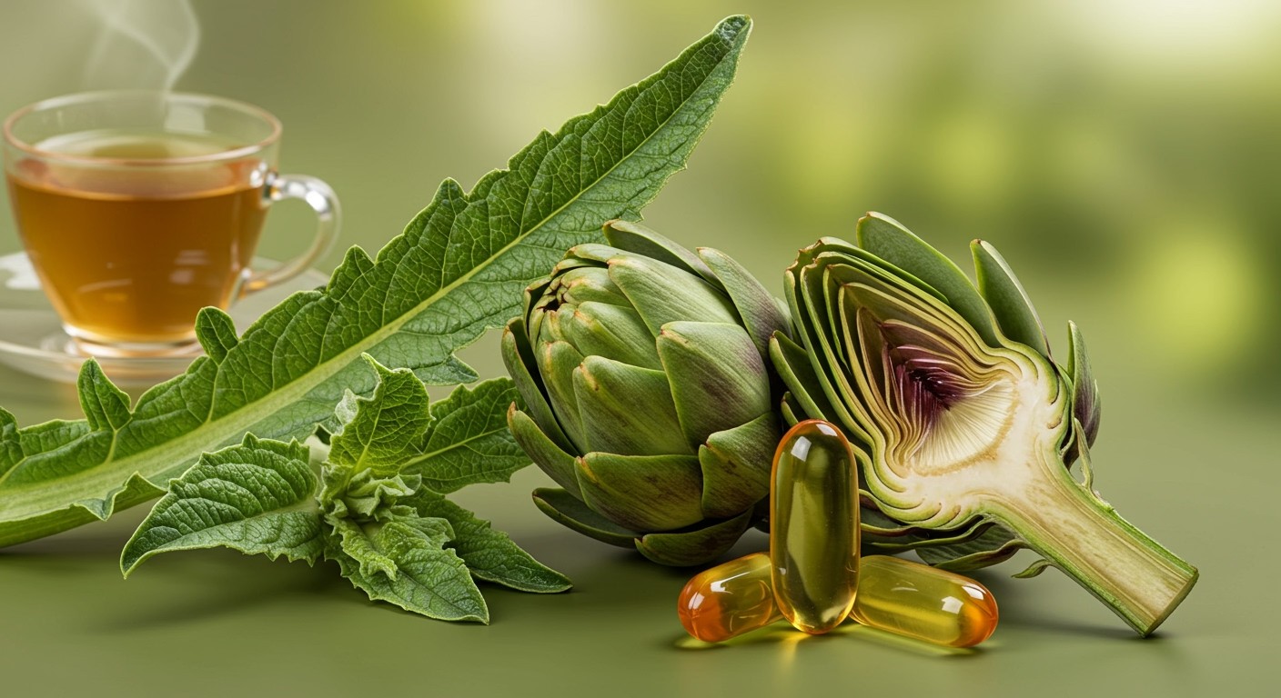 Az articsóka levél tea kapszulái kényelmes alternatívát nyújtanak.