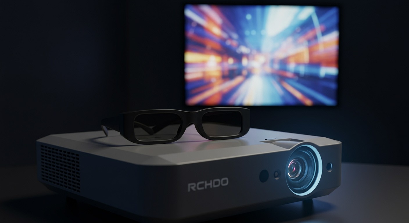 Az aktív 3D technológia shutter szemüvegekkel valósítja meg a térhatást.