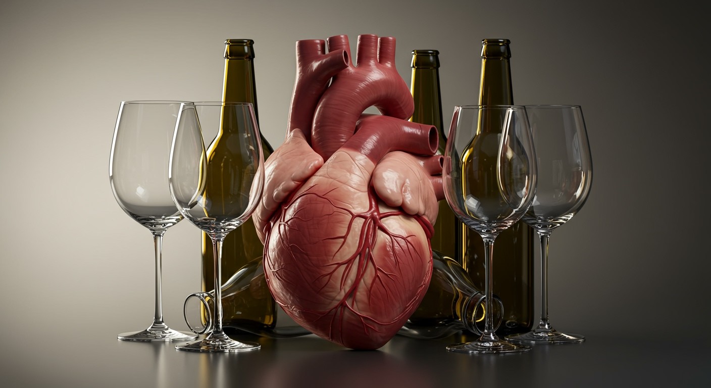 Az alkoholfogyasztás növeli a szívbetegségek kockázatát.