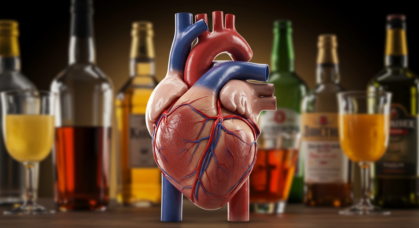 Az alkohol átmenetileg növeli a szívfrekvenciát és vérnyomást.