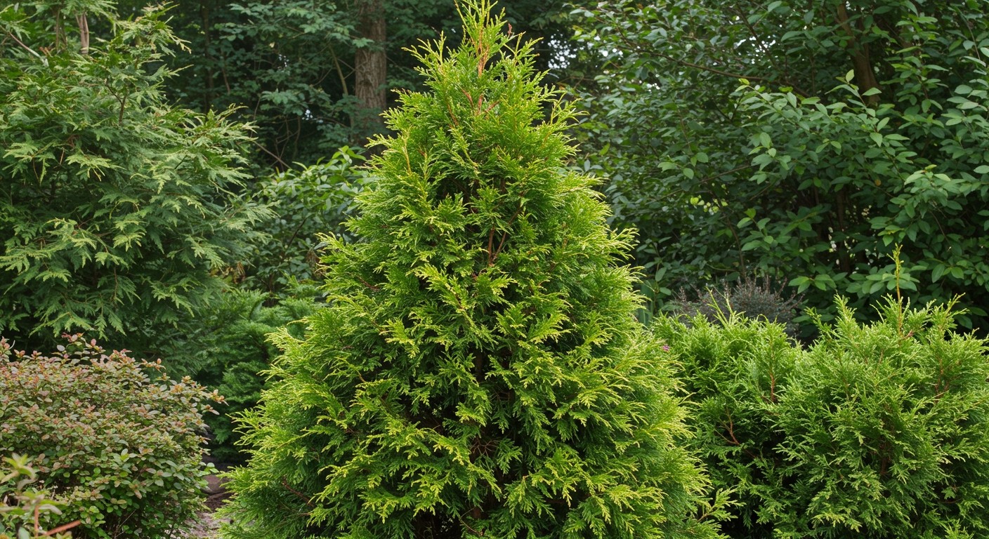 Az arborvitae fának erős, tartós faanyaga van.