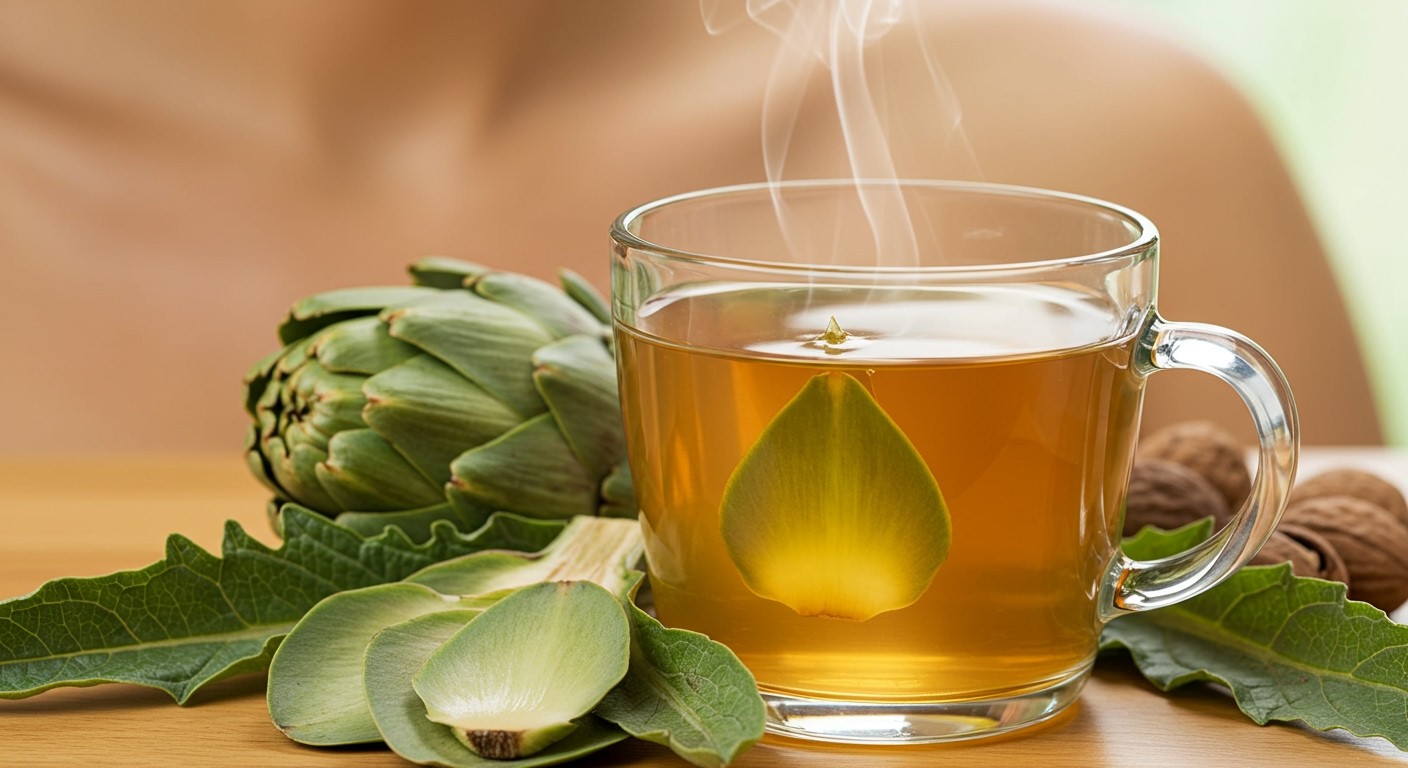 Az articsóka levél tea antioxidánsai fényesebbé teszik a bőrt.