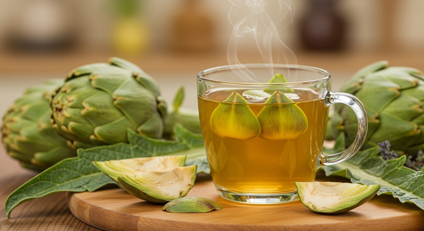 Az articsóka levél tea serkenti a máj regenerációját.